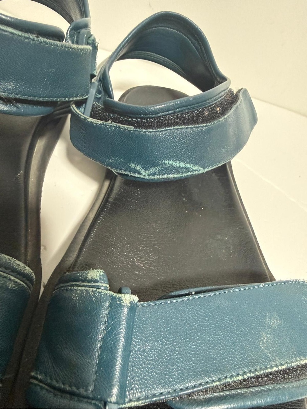 The Row Hook-And-Loop Flat Sandals Eggshell Nappa Leather EU 39.5 - Picture 8 of 13